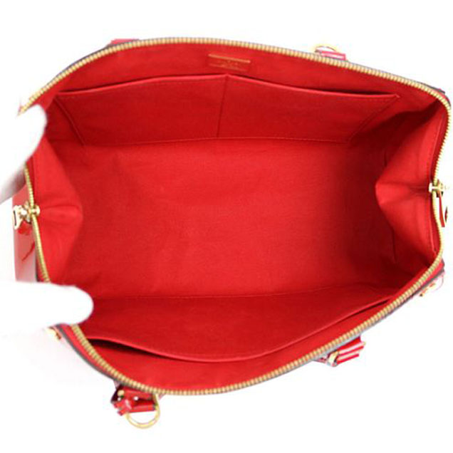 Сумка Louis Vuitton M50511 Santa Monica Tote Bag Monogram Vernis "Red" фото № 9