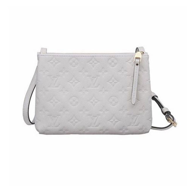 Сумка Louis Vuitton M50882 Twice Crossbody Bag Monogram Empreinte Leather "White" фото № 3