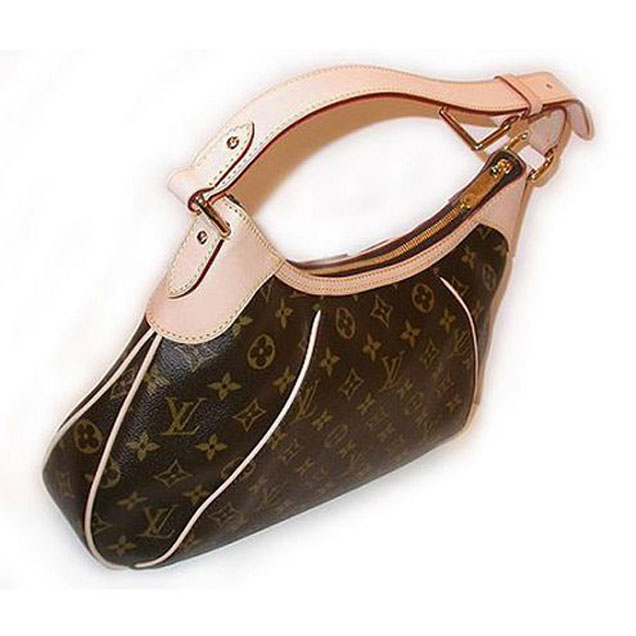 Сумка Louis Vuitton M56383 Thames GM Hobo Bag Monogram Canvas "Brown" фото № 5