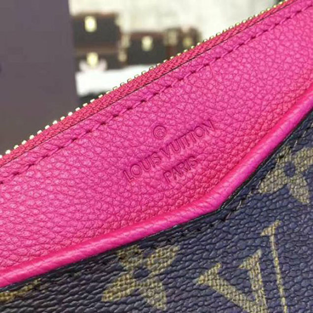 Клатч Louis Vuitton M60677 Pochette Pallas Monogram Canvas "Brown" фото № 5