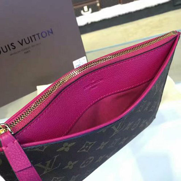 Клатч Louis Vuitton M60677 Pochette Pallas Monogram Canvas "Brown" фото № 8