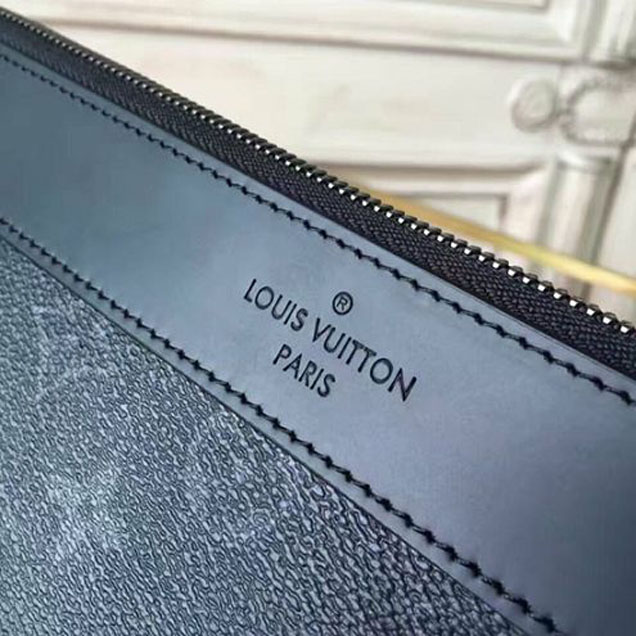 Клатч Louis Vuitton M62291 Pochette Apollo Monogram Eclipse Canvas "Black" фото № 5