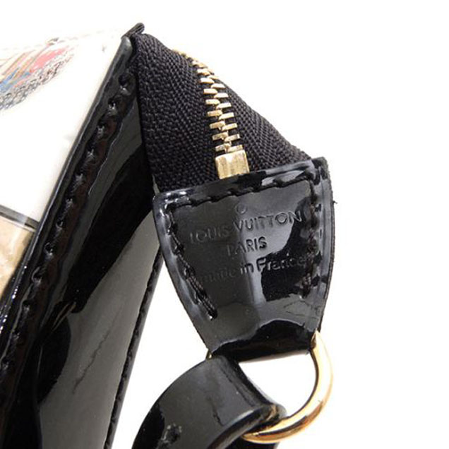 Сумка Louis Vuitton M90928 Pochette Accessoires Monogram Vernis "White" фото № 7