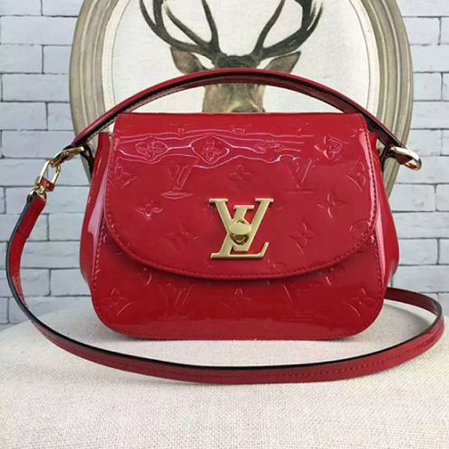 Сумка Louis Vuitton M90944 Pasadena Crossbody Bag Monogram Vernis "Red" фото № 2