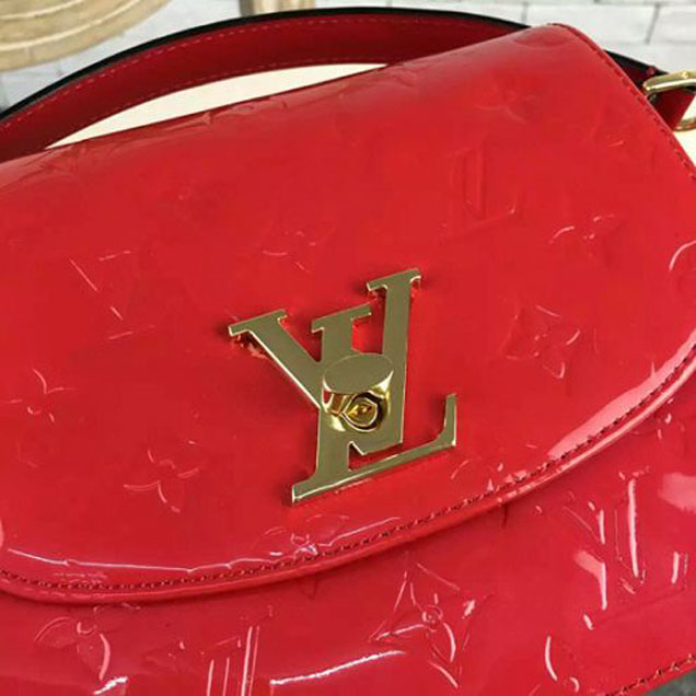 Сумка Louis Vuitton M90944 Pasadena Crossbody Bag Monogram Vernis "Red" фото № 5