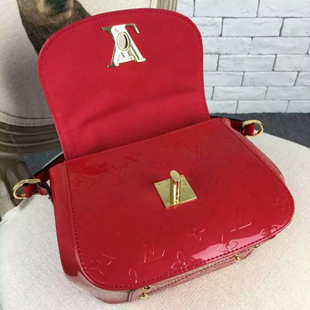 Сумка Louis Vuitton M90944 Pasadena Crossbody Bag Monogram Vernis "Red" фото № 7