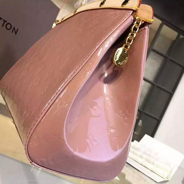 Сумка Louis Vuitton M91588 Brea MM Tote Bag Monogram Vernis "Beige" фото № 5