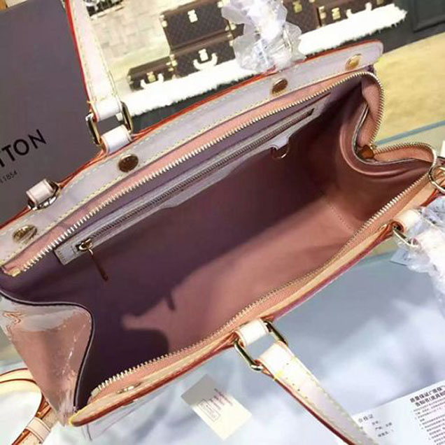 Сумка Louis Vuitton M91588 Brea MM Tote Bag Monogram Vernis "Beige" фото № 9