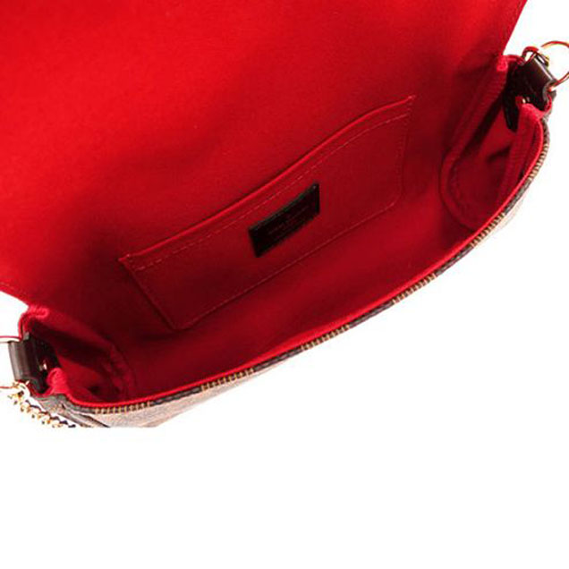 Сумка Louis Vuitton N41276 Favorite PM Damier Ebene Canvas "Brown" фото № 10