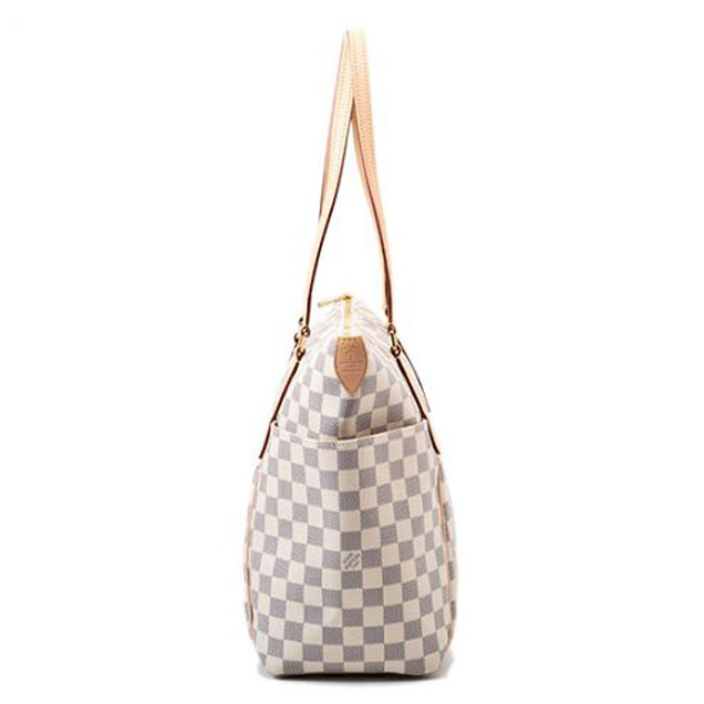 Сумка Louis Vuitton N41279 Totally MM Shoulder Bag Damier Azur Canvas "White" фото № 3