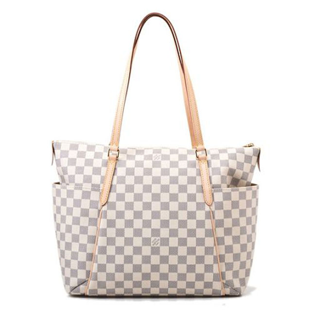 Сумка Louis Vuitton N41279 Totally MM Shoulder Bag Damier Azur Canvas "White" фото № 4