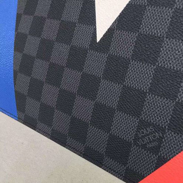 Клатч Louis Vuitton N41594 Pochette Jour GM Regatta Damier Cobalt Canvas "Navy Blue" фото № 6