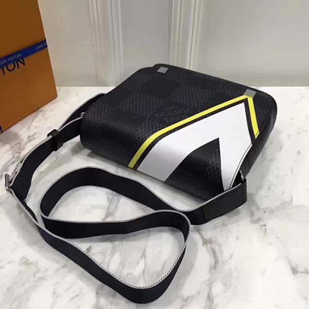 Сумка Louis Vuitton N44002 District PM Messenger Bag Damier Cobalt Canvas "Navy Blue" фото № 6