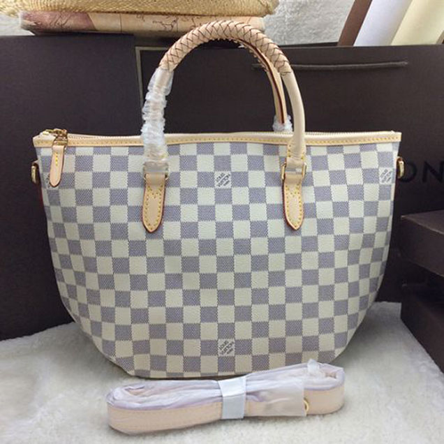 Сумка Louis Vuitton N48250 Riviera PM Tote Bag Damier Azur Canvas "White" фото № 2