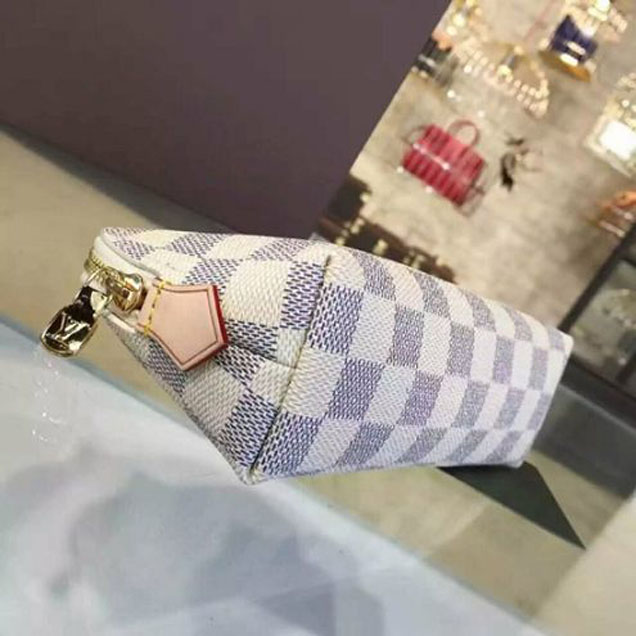 Косметичка Louis Vuitton N60024 Cosmetic Pouch Damier Azur Canvas "White" фото № 5