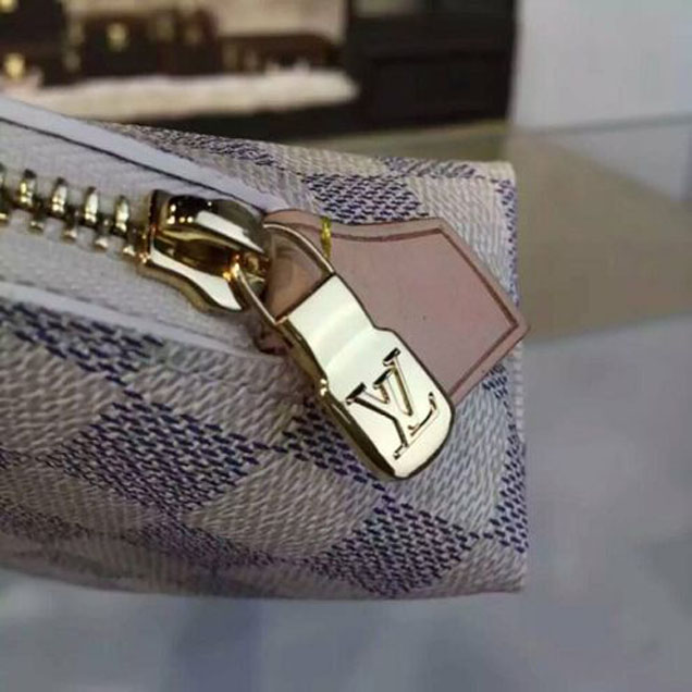 Косметичка Louis Vuitton N60024 Cosmetic Pouch Damier Azur Canvas "White" фото № 7
