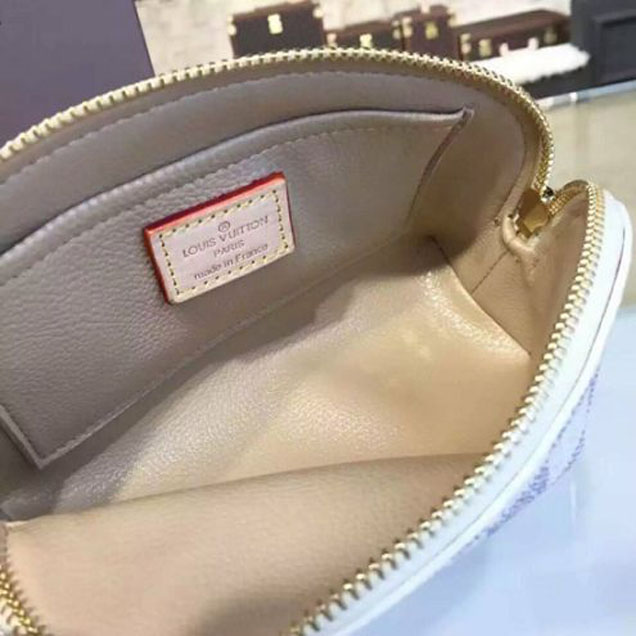 Косметичка Louis Vuitton N60024 Cosmetic Pouch Damier Azur Canvas "White" фото № 8