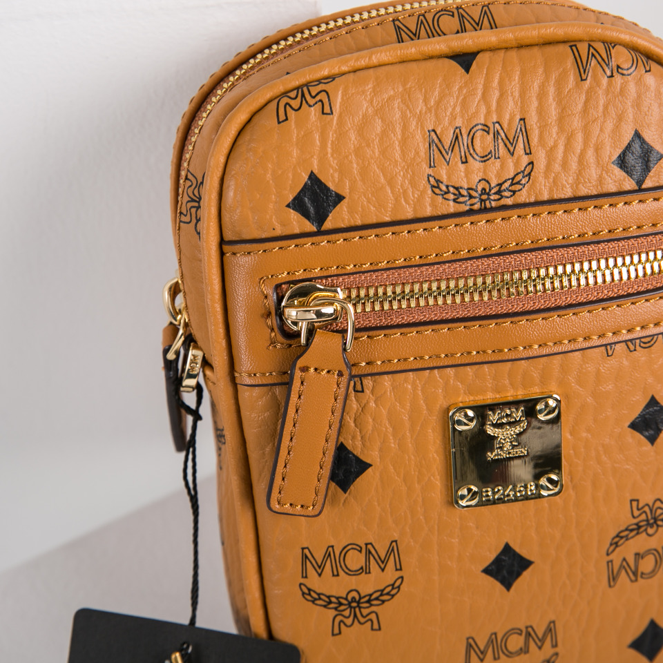 Сумка MCM Logo "Cognac" фото № 3