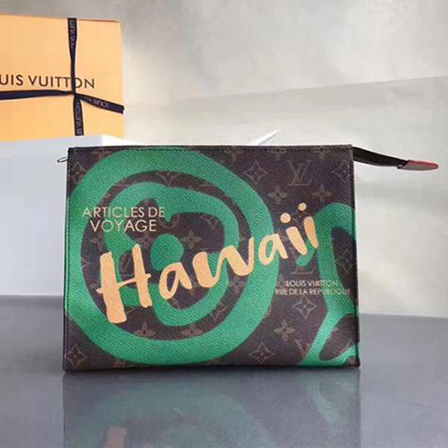 Косметичка Louis Vuitton Toiletry Pouch 26 M44137 Monogram Canvas "Brown" фото № 2