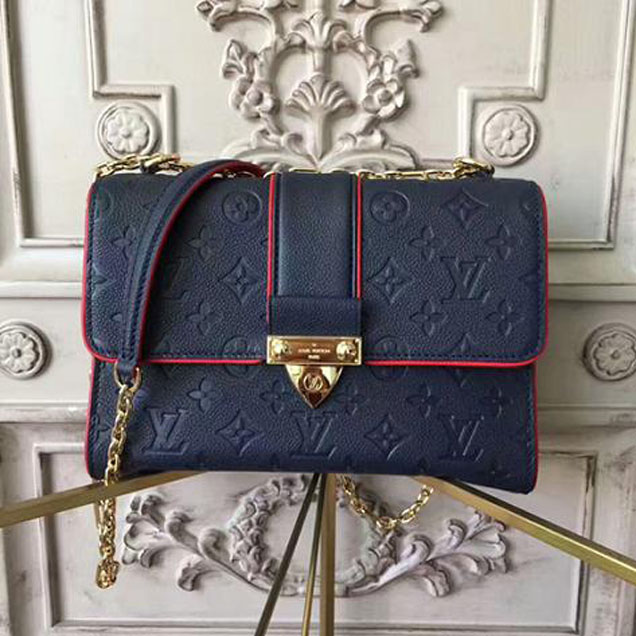 Сумка Louis Vuitton Saint Sulpice PM M43394 Monogram Empreinte Leather "Navy Blue" фото № 2
