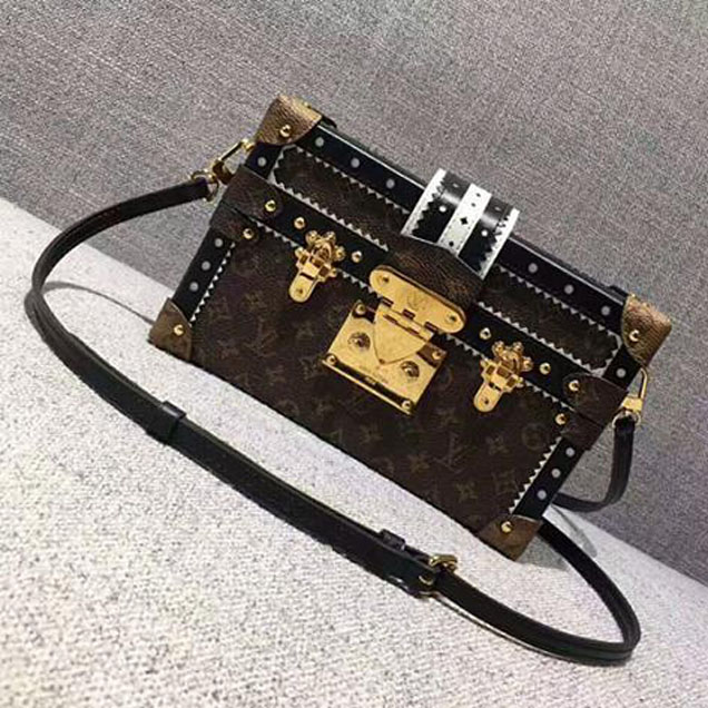 Сумка Louis Vuitton Petite Malle M44216 Monogram Canvas "Brown" фото № 2