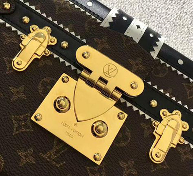 Сумка Louis Vuitton Petite Malle M44216 Monogram Canvas "Brown" фото № 6