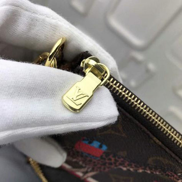 Сумка Louis Vuitton Mini Pochette Accessoires M62087 Monogram Canvas "Brown" фото № 10