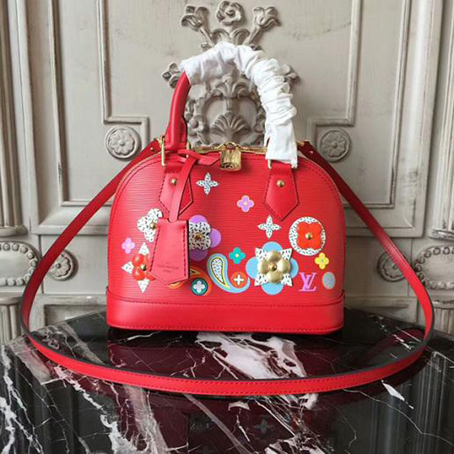 Сумка Louis Vuitton Alma BB M53513 Epi Leather "Red" фото № 2