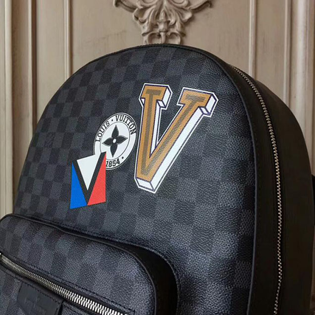 Рюкзак Louis Vuitton Josh Backpack N64424 Damier Graphite Canvas "Graphite" фото № 5