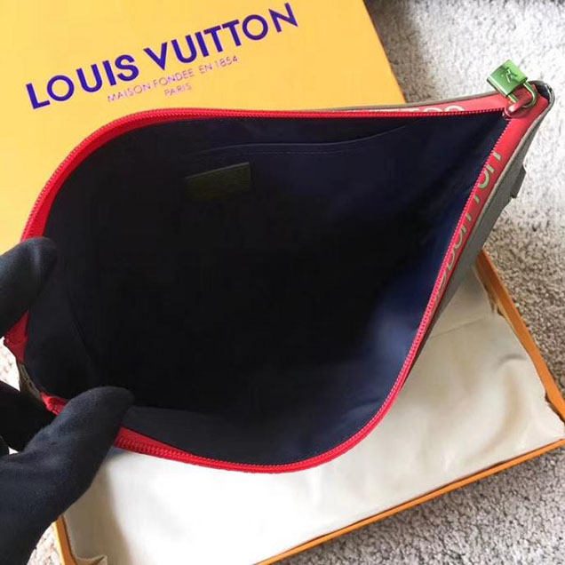 Клатч Louis Vuitton Monogram Canvas Pochette Apollo M63047 "Navy Blue" фото № 8