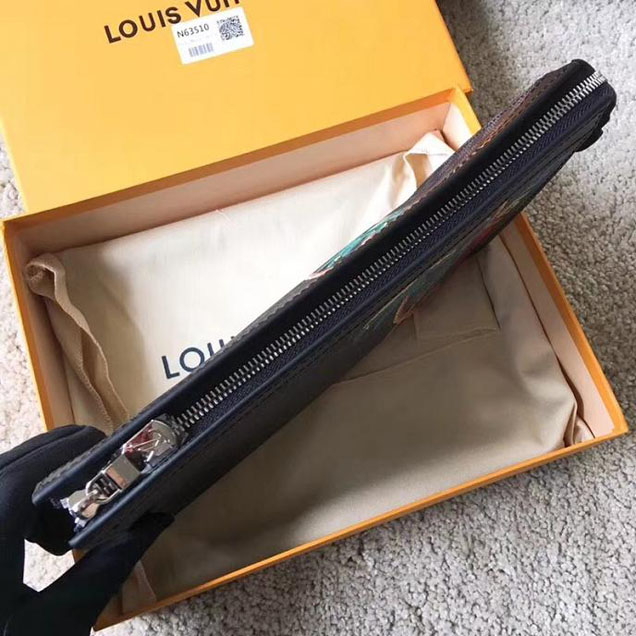 Клатч Louis Vuitton Damier Cobalt Canvas Pochette Voyage MM N63510 "Navy Blue" фото № 5