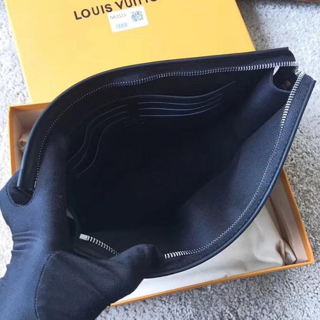 Клатч Louis Vuitton Damier Cobalt Canvas Pochette Voyage MM N63510 "Navy Blue" фото № 9