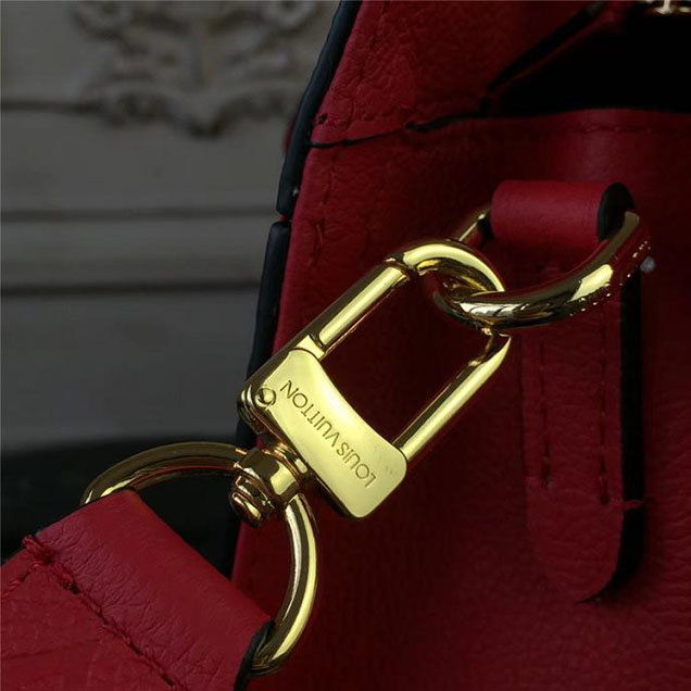 Сумка Louis Vuitton Monogram Empreinte Leather Sully PM M54193 "Red" фото № 7