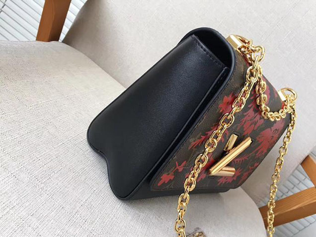 Сумка Louis Vuitton Monogram Canvas Twist MM M43639 "Black" фото № 6