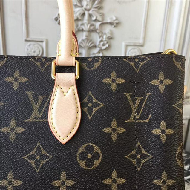 Сумка Louis Vuitton Monogram Canvas Flower Tote M43551 "Brown" фото № 6
