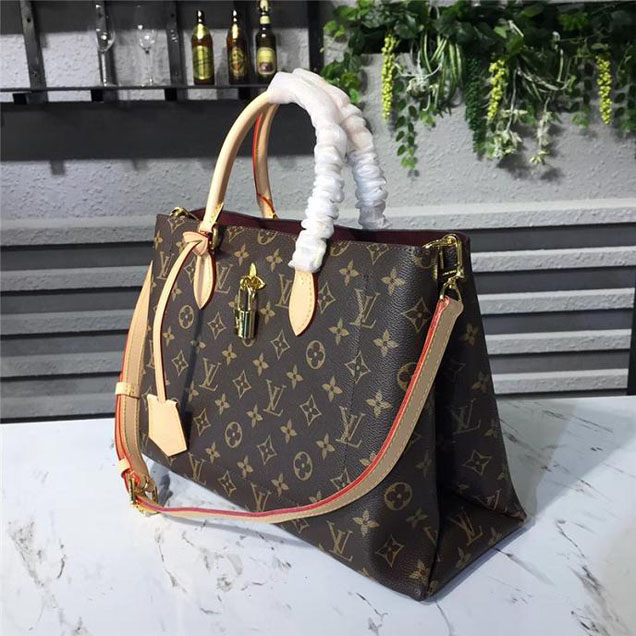 Сумка Louis Vuitton Monogram Canvas Flower Tote M43551 "Brown" фото № 10