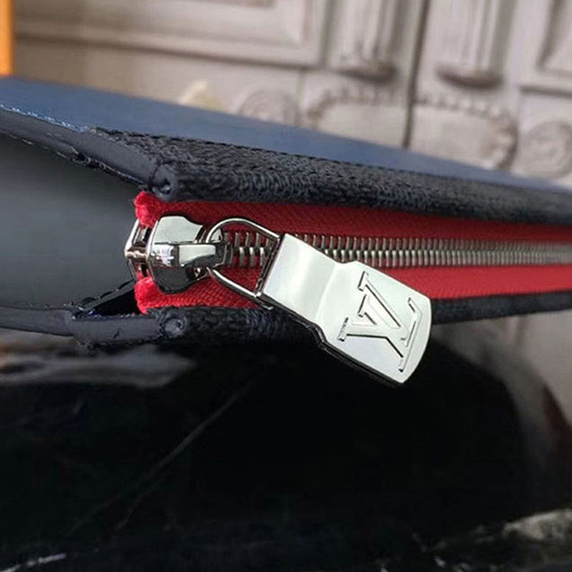 Клатч Louis Vuitton Pochette Voyage MM M62912 Epi Leather "Navy Blue" фото № 6