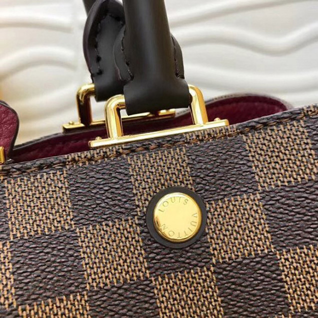 Сумка Louis Vuitton Brittany N44050 Damier Ebene Canvas Lie De Vin "Brown" фото № 6