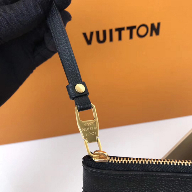 Клатч Louis Vuitton M62937 Daily Pouch Monogram Empreinte Leather "Black" фото № 8