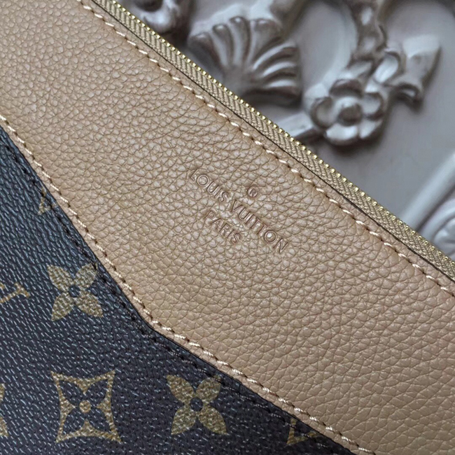 Клатч Louis Vuitton M64591 Daily Pouch Monogram Canvas Sesame "Brown" фото № 5