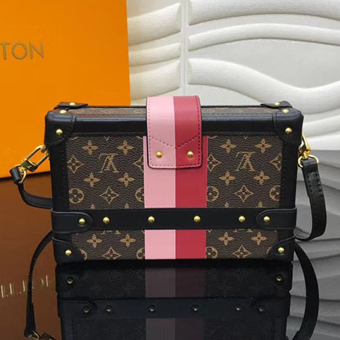 Сумка Louis Vuitton Petite Malle M43872 Monogram Canvas "Brown" фото № 4