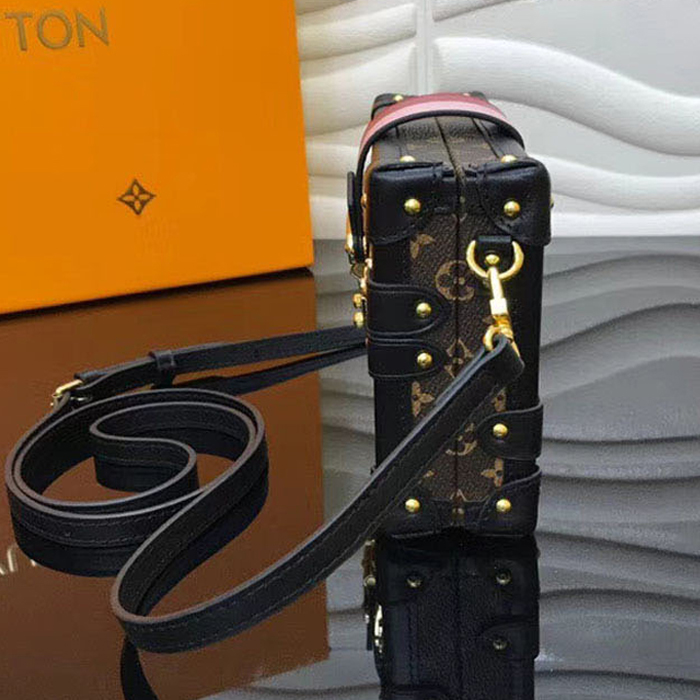 Сумка Louis Vuitton Petite Malle M43872 Monogram Canvas "Brown" фото № 3