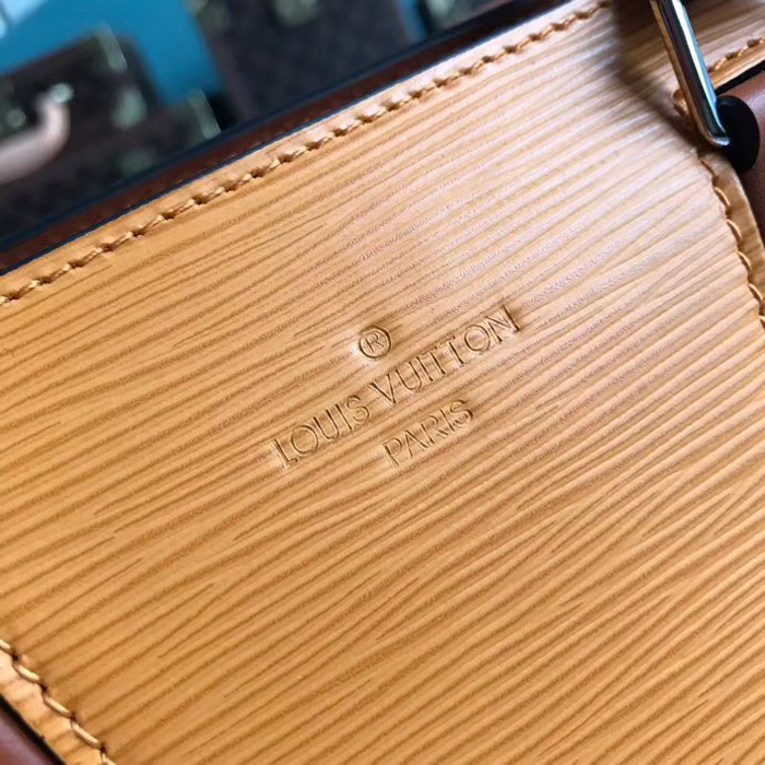 Сумка Louis Vuitton Sac Tricot M52805 Epi Leather Safran Yellow "Brown" фото № 5