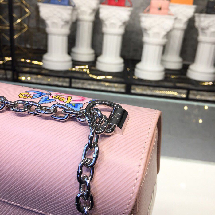 Сумка Louis Vuitton Twist MM M53561 Epi Leather Rose Ballerine "Pink" фото № 5