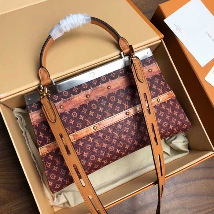 Сумка Louis Vuitton Crown Frame M43946 Monogram Canvas "Brown" фото № 3