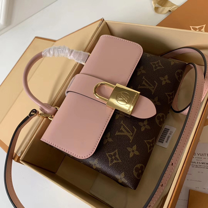 Сумка Louis Vuitton Locky BB M44080 Monogram Canvas Rose Poudre Pink "Brown" фото № 3