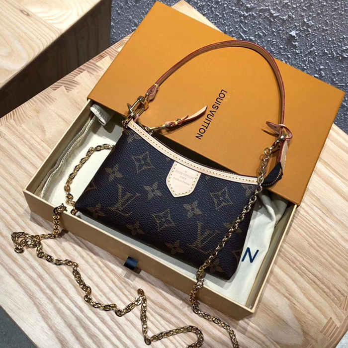 Сумка Louis Vuitton Mini Pochette Delightful M40309 Monogram Canvas "Brown" фото № 2