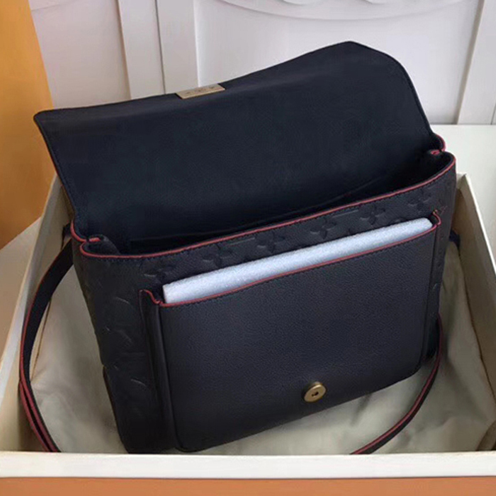 Сумка Louis Vuitton Marignan M44545 Monogram Empreinte Leather "Navy Blue" фото № 7