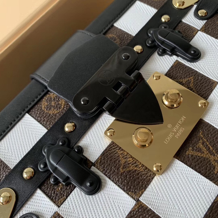 Сумка Louis Vuitton Petite Malle M53201 Monogram Canvas "Brown" фото № 4