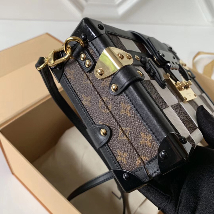 Сумка Louis Vuitton Petite Malle M53201 Monogram Canvas "Brown" фото № 5